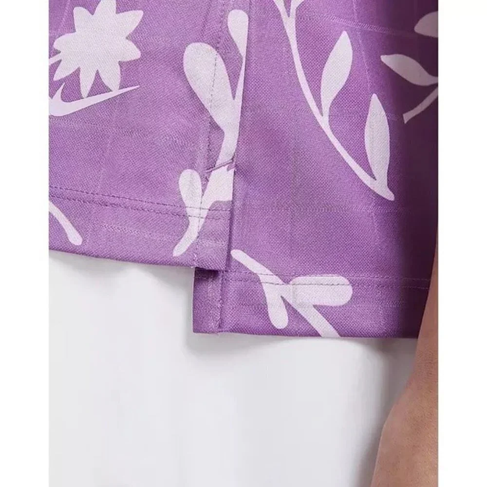 Nike Women's Breathe Floral Printed Sleeveless Polo Size M